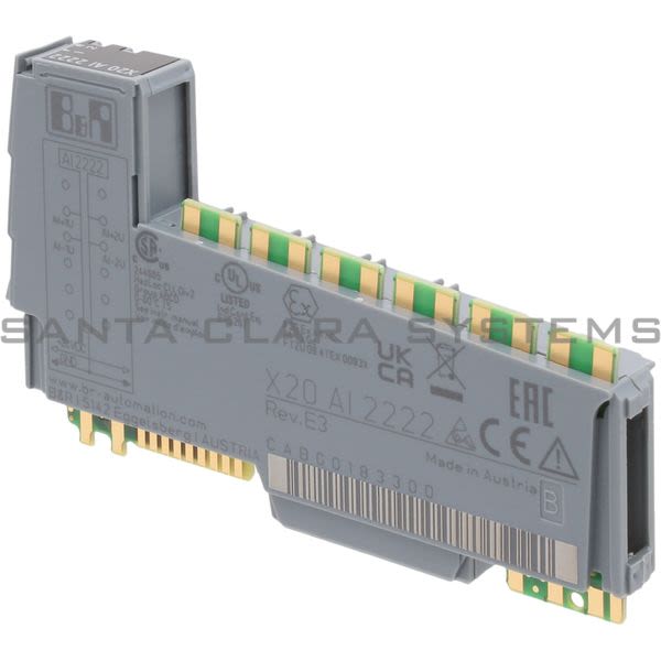 B & R Automation X20AI2222 X20 Analog 2XI Product Image