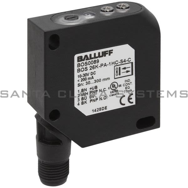 Balluff BOS0089 Diffuse Sensor with Background Suppression Product Image