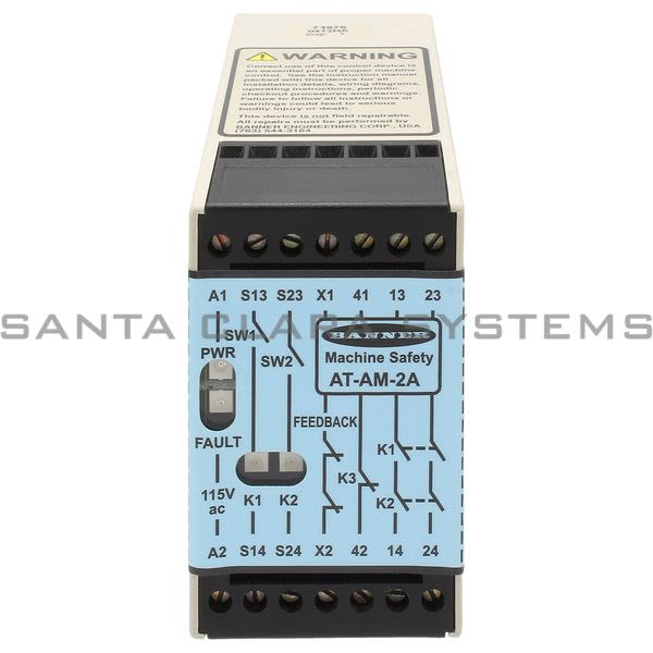 ATAM2A71976 Banner Safety Module Santa Clara Systems