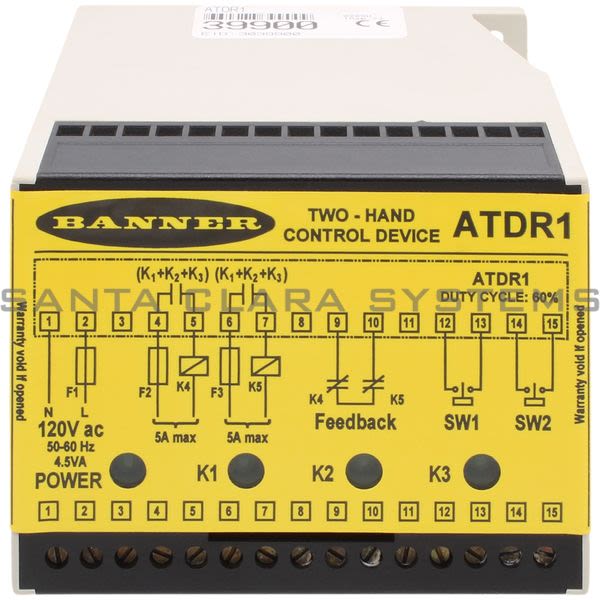 Banner AT-DR-1-39900 Two-Hand Control Device Product Image