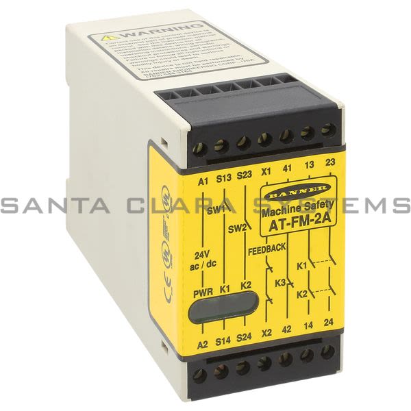 Banner AT-FM-2A-47500 Safety Relay Product Image