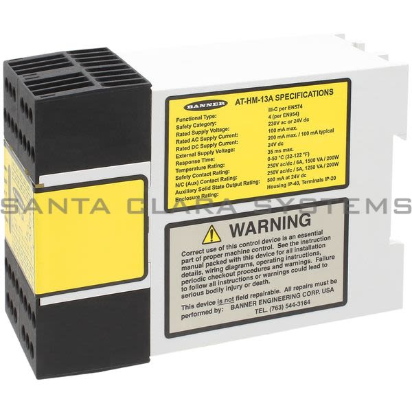 Banner AT-HM-13A-66090 Safety Relay Product Image