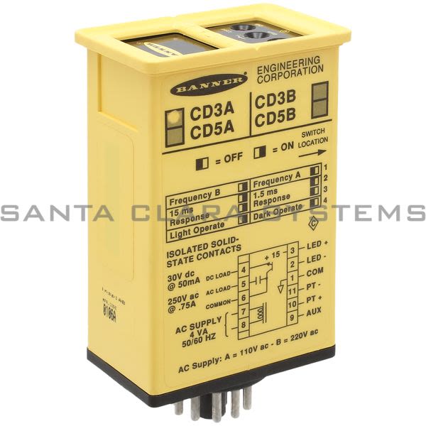Banner CD3A-27551 Amplifier Module | MAXI-AMP Product Image