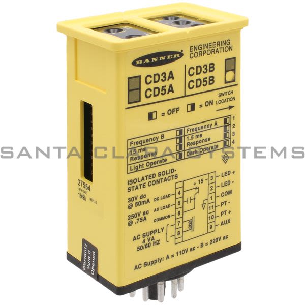 Banner CD5B-27554 Amplifier Module | MAXI-AMP Product Image