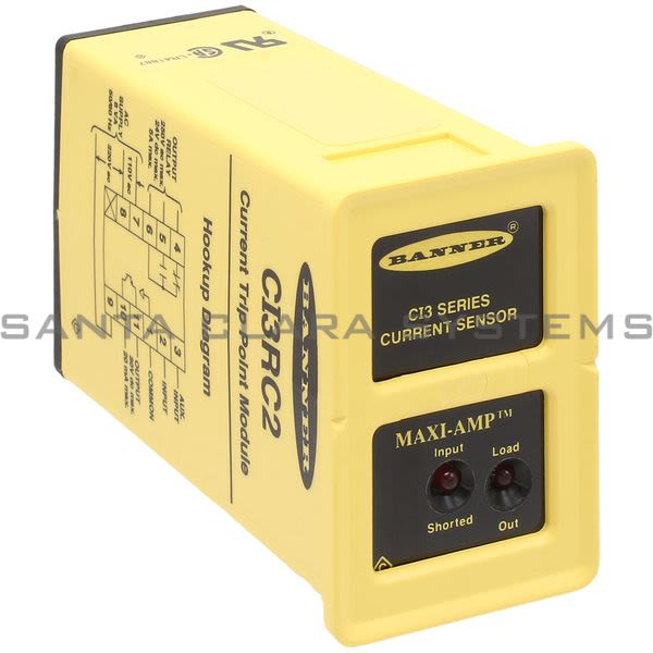 Banner CI3RC2-36606 Amplifier | MAXI-AMP Product Image