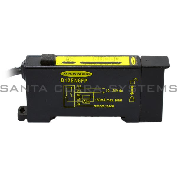 Banner D12EN6FP-48601 Fiber Optic Sensor | D12 Expert Product Image