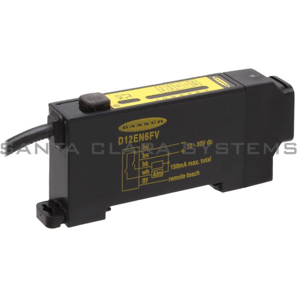 Banner D12EN6FV-41962 Glass Fiber Optic | D12 EXPERT Product Image