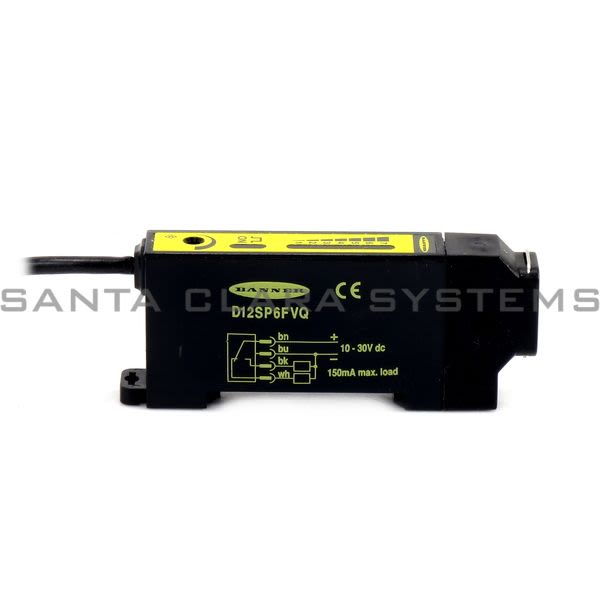 Banner D12SP6FVQ-33715  Photoelectric Sensor | D12 Series Product Image