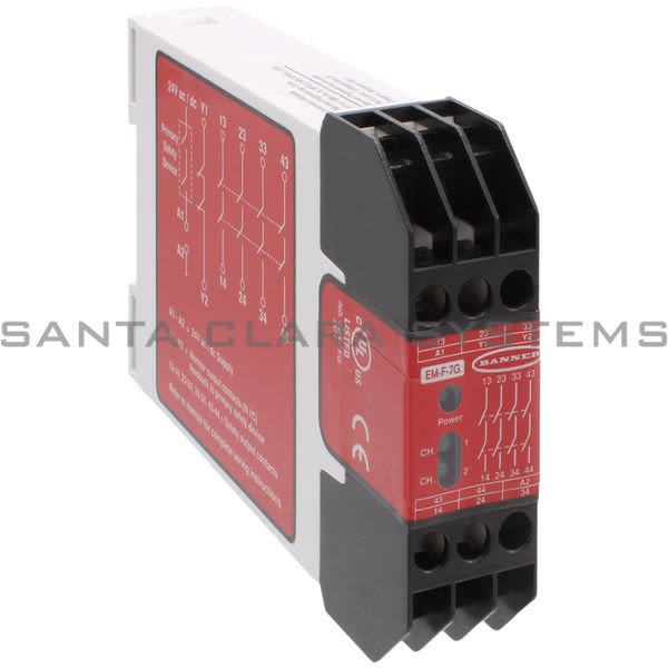 Banner EM-F-7G-55750 Safety Extension Module Product Image