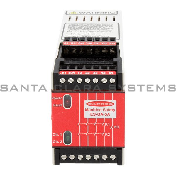 Banner ES-GA-5A-50651 Safety Relay Product Image