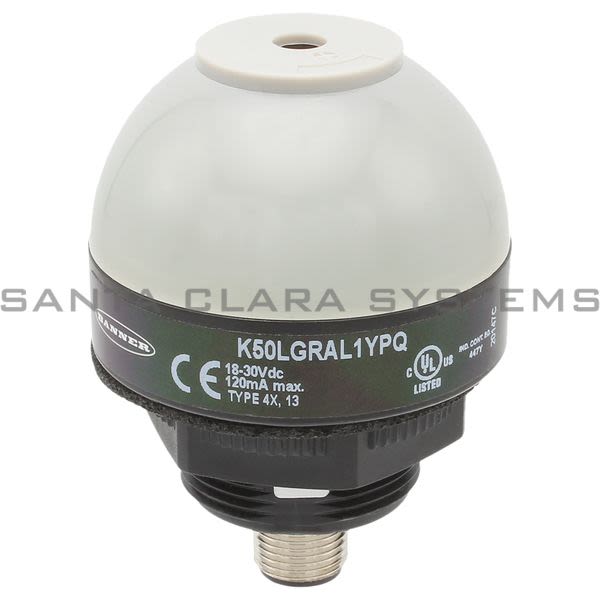 Banner K50LGRAL1YPQ-79478 3-Color Audible Indicator | EZ-LIGHT Product Image