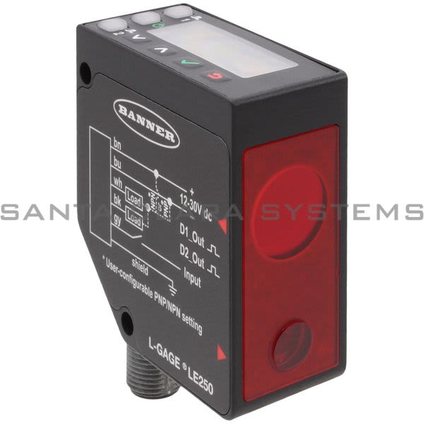 Banner LE250DQ-94200 Laser Displacement Sensor Product Image