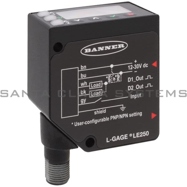 Banner LE250DQ-94200 Laser Displacement Sensor Product Image