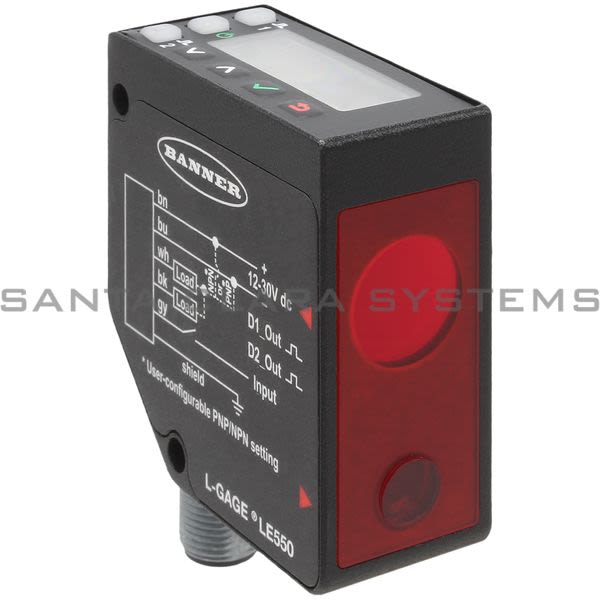 Banner LE550DQ-94196 Laser Displacement Sensor Product Image