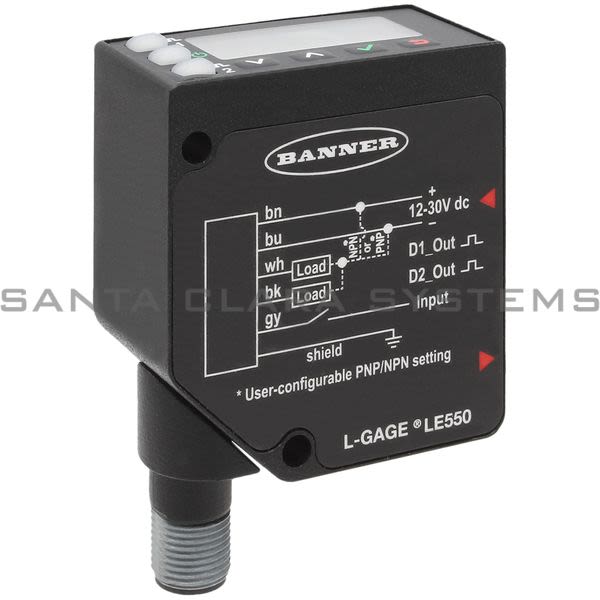 Banner LE550DQ-94196 Laser Displacement Sensor Product Image