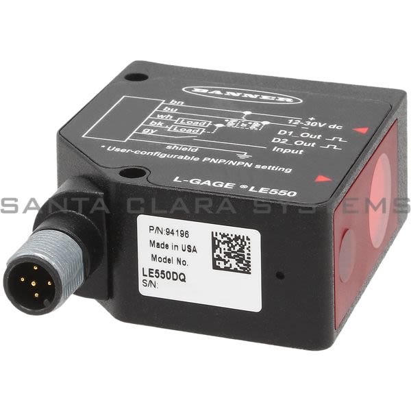 Banner LE550DQ-94196 Laser Displacement Sensor Product Image