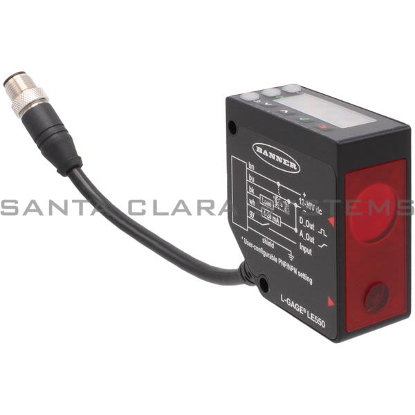 Banner LE550IQP-86747 Laser Displacement Sensor Product Image