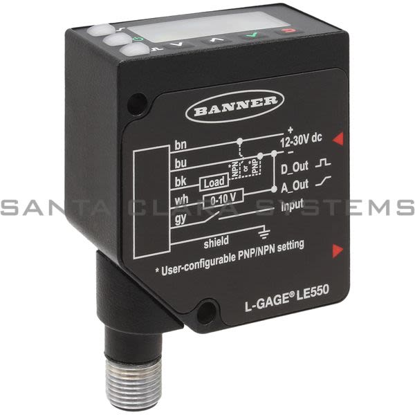 Banner LE550UQ-86750 Laser Displacement Sensor Product Image