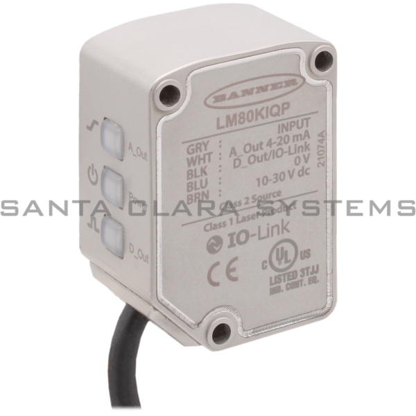 Banner LM80KIQP-807393 Laser Displacement Sensor Product Image