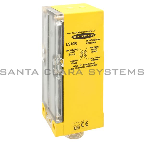Banner LS10R-27661 Light Screen Receiver Product Image