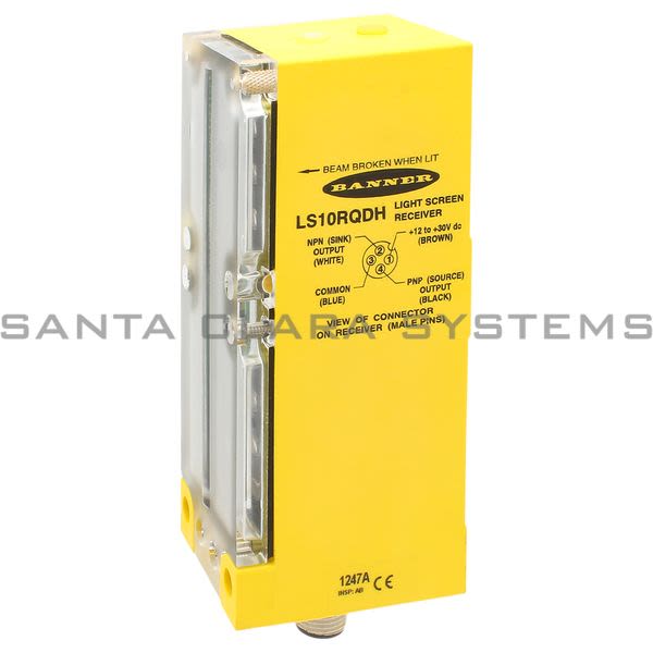 Banner LS10RQDH-27648 Light Screen Receiver Product Image