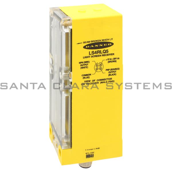 Banner LS4RLQ5-43449 Light Screen Receiver Product Image
