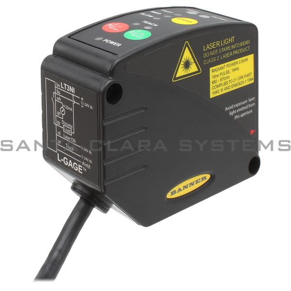 Banner LT3NI-65511 Laser Sensor Product Image