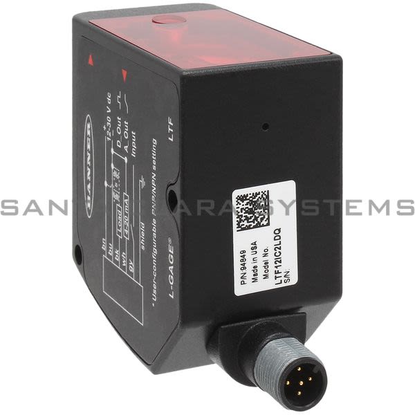 Banner LTF12IC2LDQ-94849 Laser Diffuse Sensor | LTF Series Product Image
