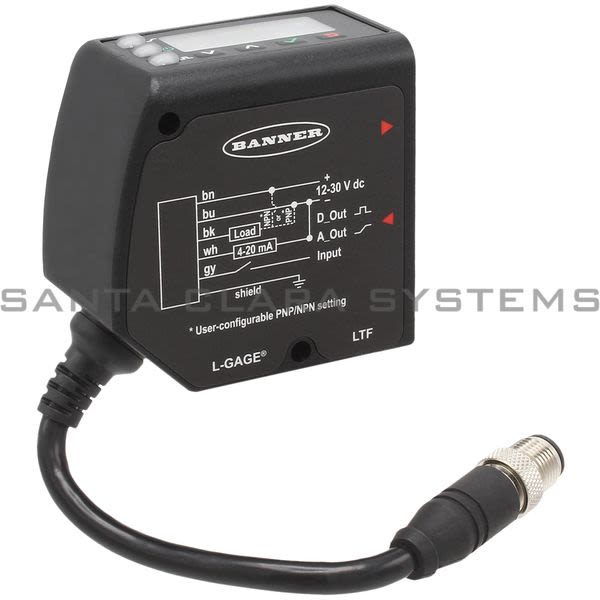 Banner LTF12IC2LDQP-94850 Laser Sensor Product Image