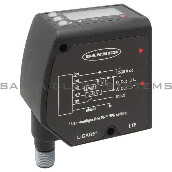 Banner LTF12UC2LDQ-94853 Laser Diffuse Time-of-Flight Sensor Product Image
