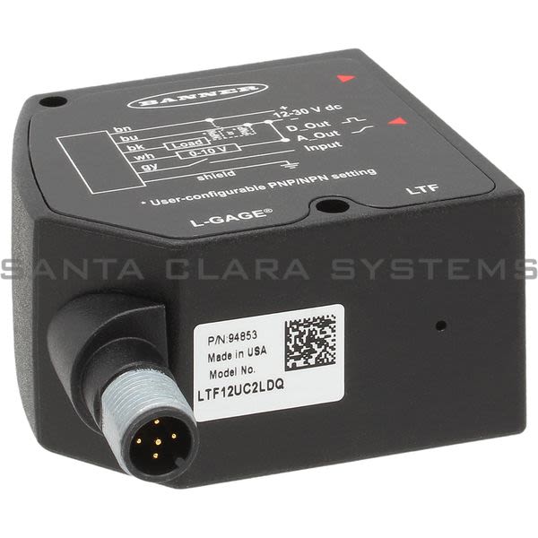 Banner LTF12UC2LDQ-94853 Laser Diffuse Time-of-Flight Sensor Product Image