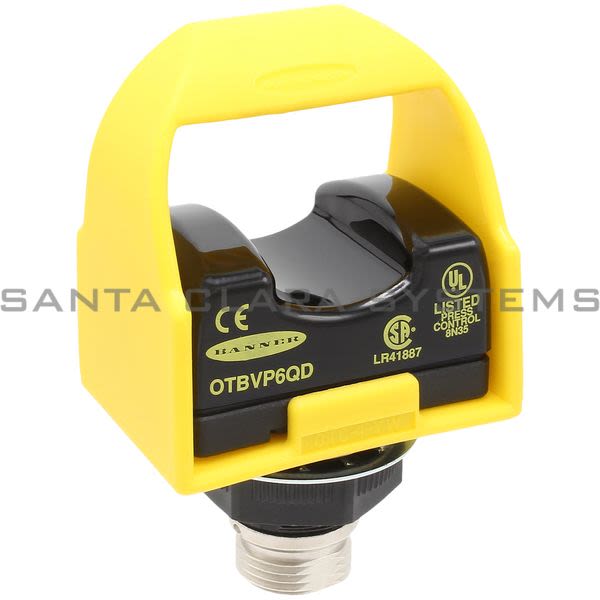 Banner OTBVP6QDW-Y-35095 Momentary Action Touch Button | OTB Series Product Image
