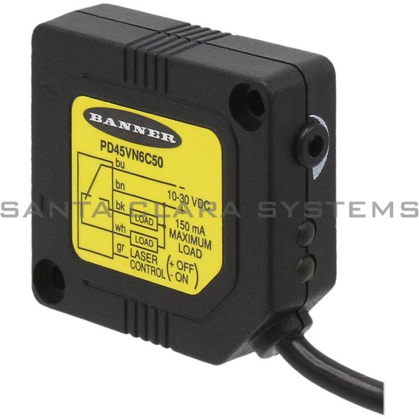 Banner PD45VN6C50-64959 Convergent Sensor | PicoDot Series Product Image