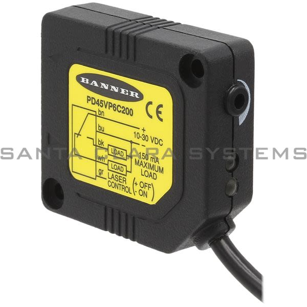 Banner PD45VP6C200-48323 Convergent Sensor | PicoDot Series Product Image
