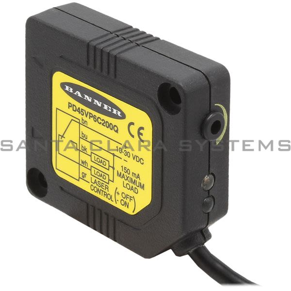 Banner PD45VP6C200Q-48324 Convergent Sensor | PicoDot Series Product Image