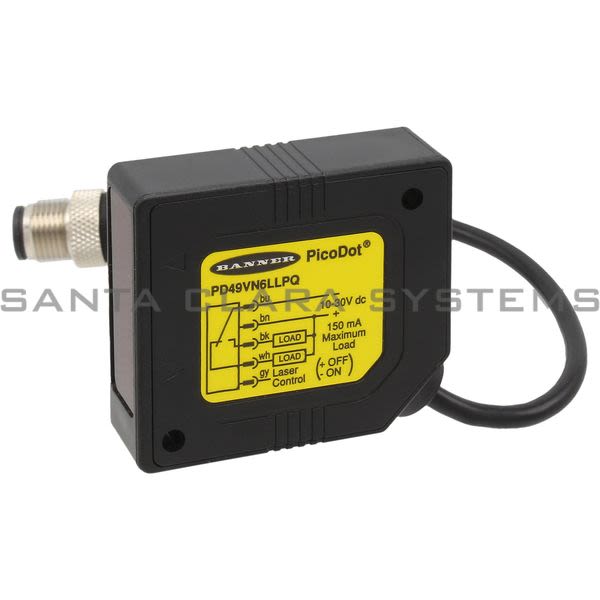 Banner PD49VN6LLPQ-66999 Retroreflective Sensor | PicoDot Product Image