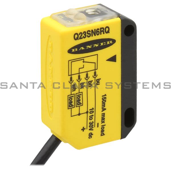 Banner Q23SN6RQ-46444 Opposed Sensor | Receiver | Q23 Series Product Image