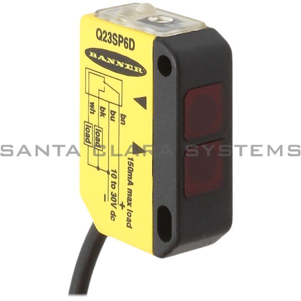 Banner Q23SP6D-46437 Diffuse Sensor | Q23 Series Product Image