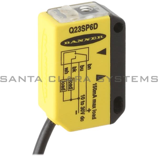 Banner Q23SP6D-46437 Diffuse Sensor | Q23 Series Product Image