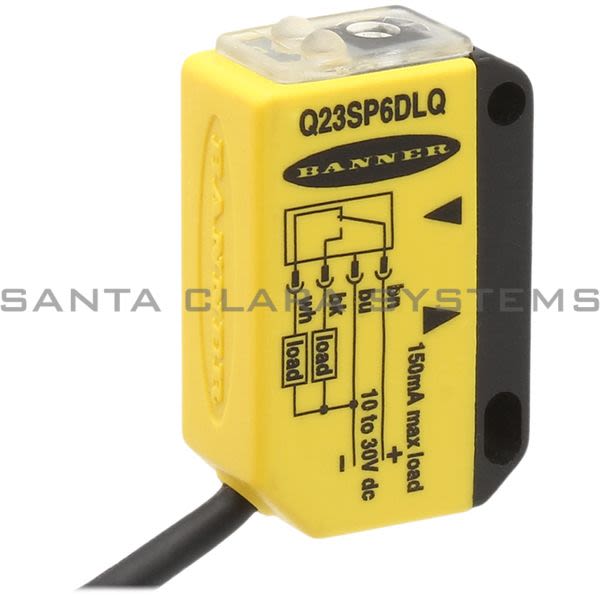 Banner Q23SP6DLQ-46443 Proximity Sensor | Q23 Series Product Image