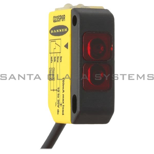 Banner Q23SP6R-46434 Opposed Sensor | Receiver | Q23 Series Product Image