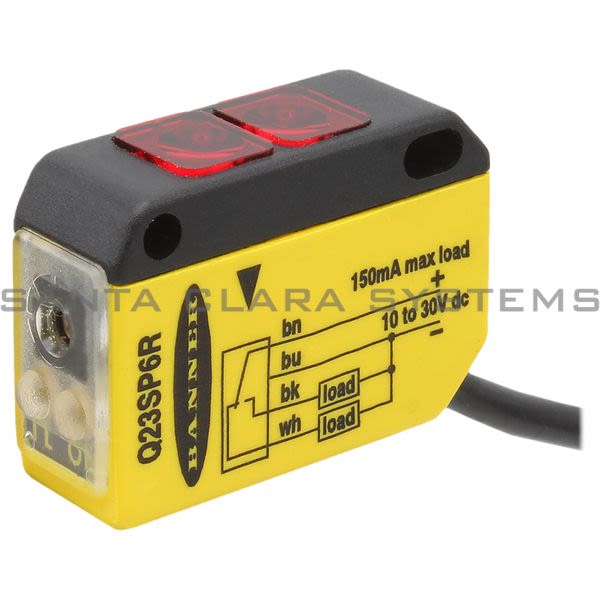 Banner Q23SP6R-46434 Opposed Sensor | Receiver | Q23 Series Product Image