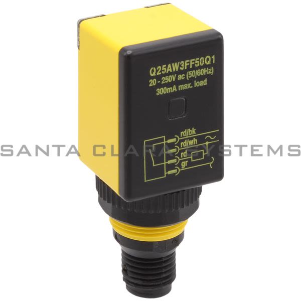 Banner Q25AW3FF50Q1-31920 Fixed Field Sensor | EZ-BEAM Product Image