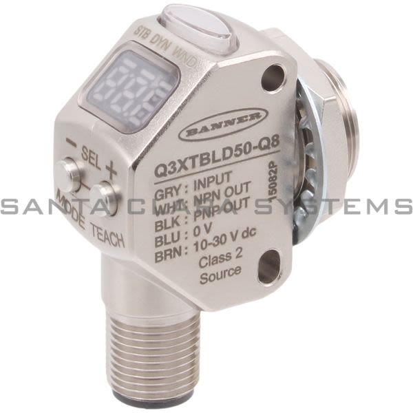 Banner Q3XTBLD50-Q8-91629 Laser Diffuse Sensor | Q3XT Series: Product Image