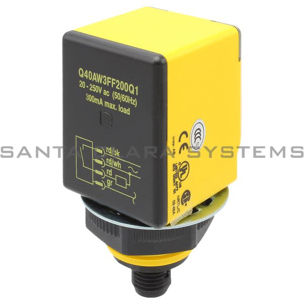Banner Q40AW3FF200Q1-33386 Fixed Field Sensor | EZ-BEAM Product Image