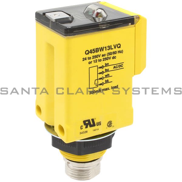 Banner Q45BW13LVQ-54326 Retroreflective Sensor | Q45 Series Product Image
