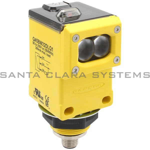 Banner Q45BW22DLQ1-40214 Diffuse Sensor | Q45 Series Product Image