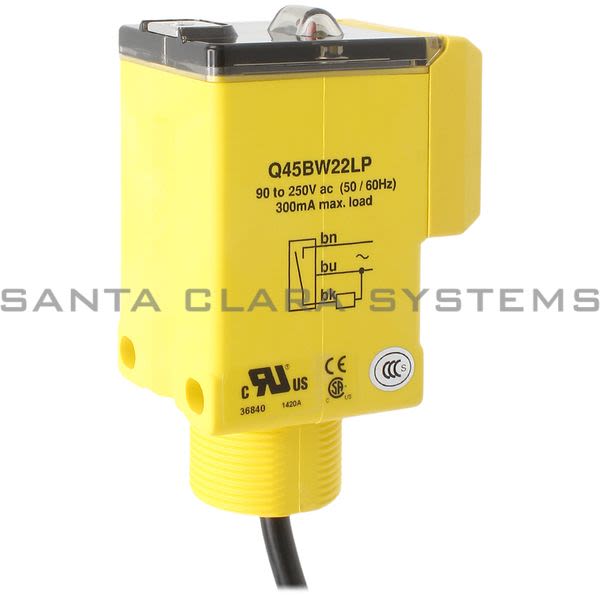 Banner Q45BW22LP-36840 Photoelectric Sensor | Q45 Series Product Image