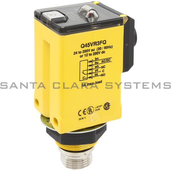 Banner Q45VR3FQ-54311 Fiber Optic Amplifier | Q45 Series Product Image