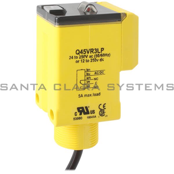 Banner Q45VR3LP-53980 Retroreflective Sensor | Q45 Series Product Image